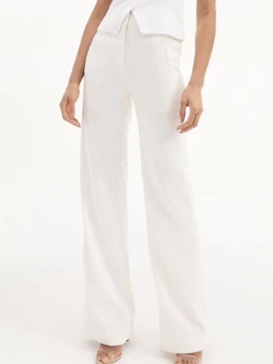 Veronica Beard Pants - 🔥Host Pick🔥 Veronica Beard NWOT $448 Jude Wide Leg Linen Blend Pants